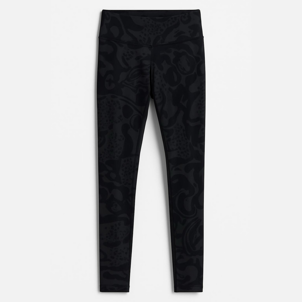 Black Patterned Leggings